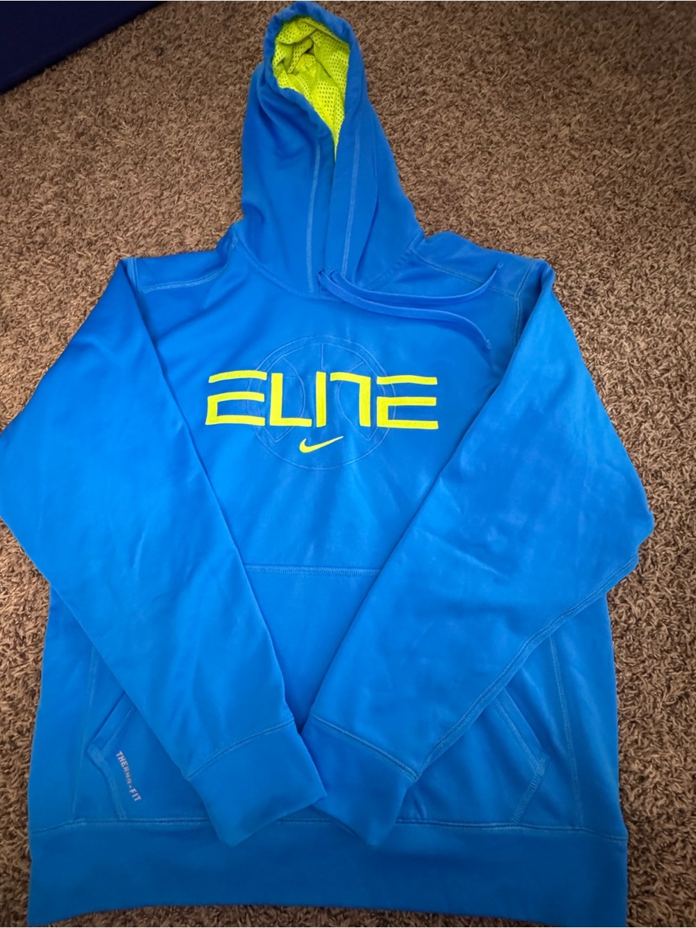 Nike Blue Therma-Fit Hoodie